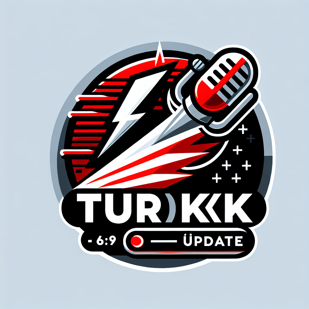 Design a fast and energetic logo for a Turkish news website called \